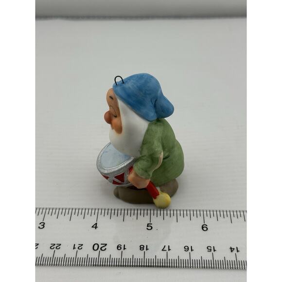 Vintage Schmid Ceramic Disney "Sleepy w/ Drums" 1987 50th Ann. Collection - Picture 9 of 9